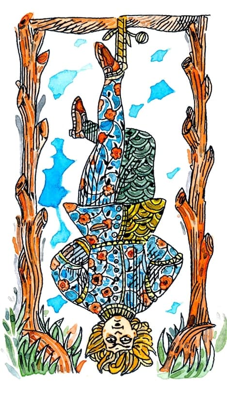 12.  THE HANGED MAN